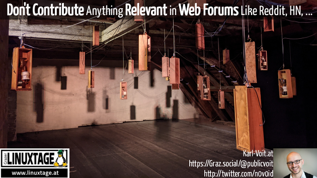 The initial slide of the slide deck for the talk.